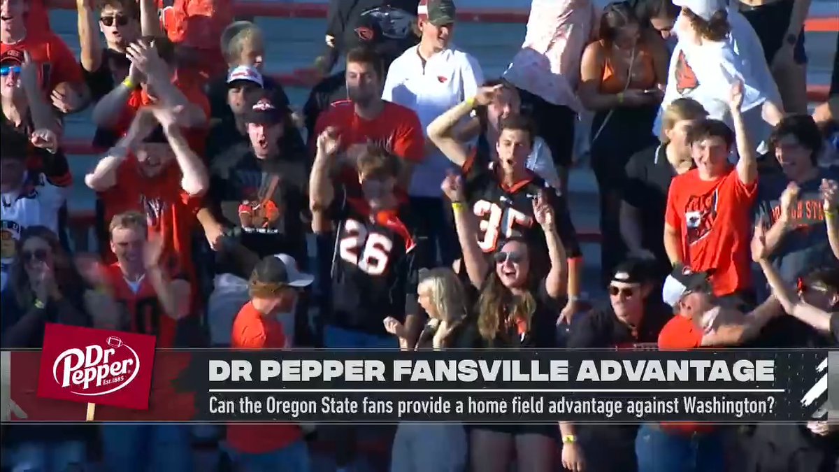 The atmosphere has been rocking at Oregon State this year 🦫 The fans will bring it when they welcome Washington to town in Week 12 😤