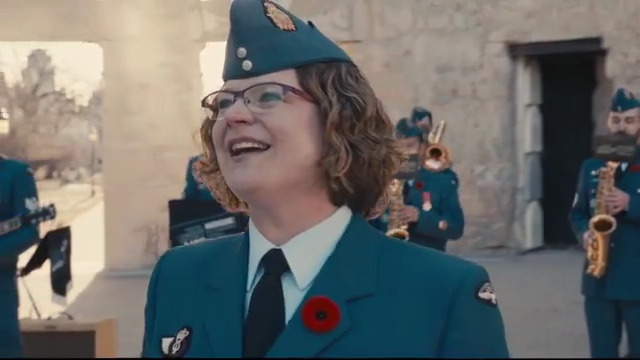 A very special Remembrance Day performance by the #RCAF Band. Lest We Forget. #CanadaRemembers