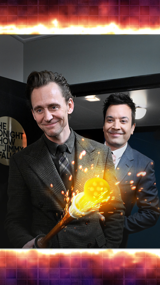 The God of Mischief is up to his old tricks again. Tom Hiddleston Loki #Loki #FallonTonight