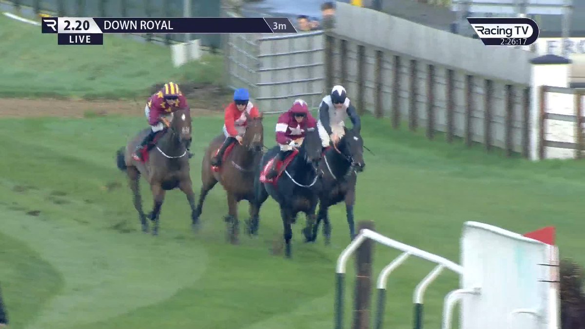 🌟A THRILLER! 🌟 Gerri Colombe pulls the Grade 1 Ladbrokes Champion Chase out of the fire with a stirring late charge. It's a remarkable effort on his first try outside of novice company, against high-class, race-fit rivals. Gordon Elliott | jack kennedy | Down Royal Racecourse