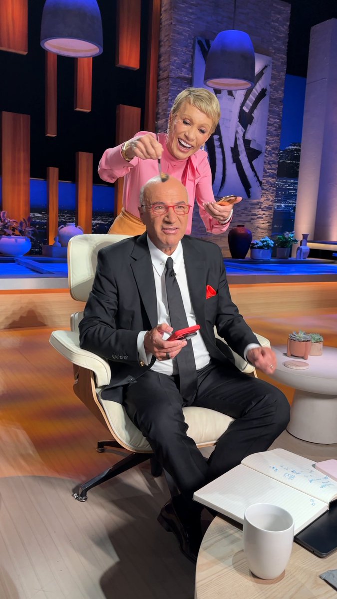 Proof that Barbara Corcoran can really do it all 💁‍♀️ #SharkTank