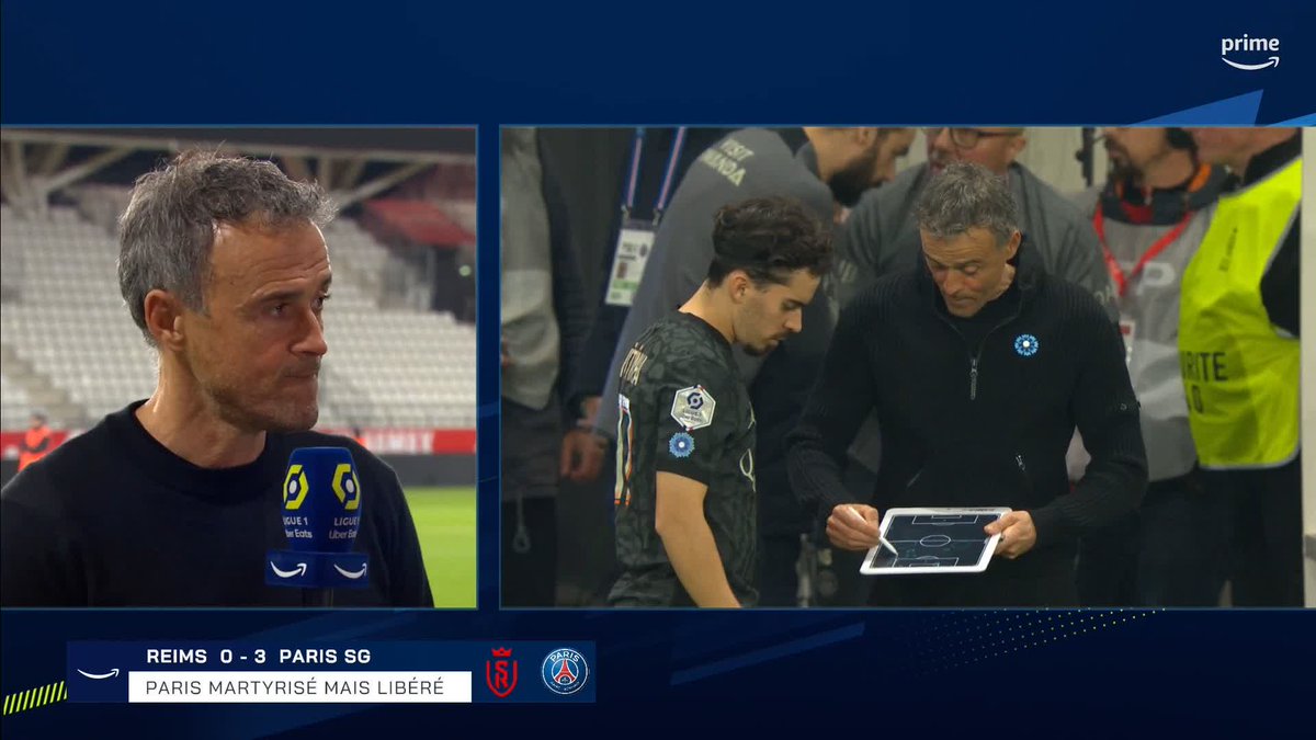 🗣 @LUISENRIQUE21 : "Je ne suis pas vraiment content de Kylian aujourd'hui." 😳 #SDRPSG