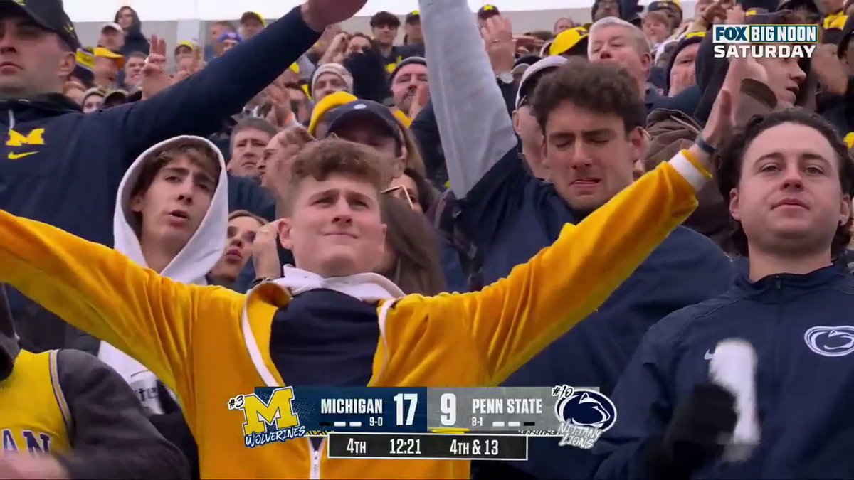 The Michigan Football defense shuts down the 3rd &amp; long 🔒