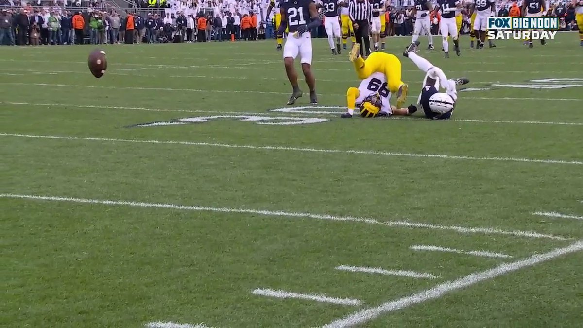This was called pass interference on Penn State CB Kalen King