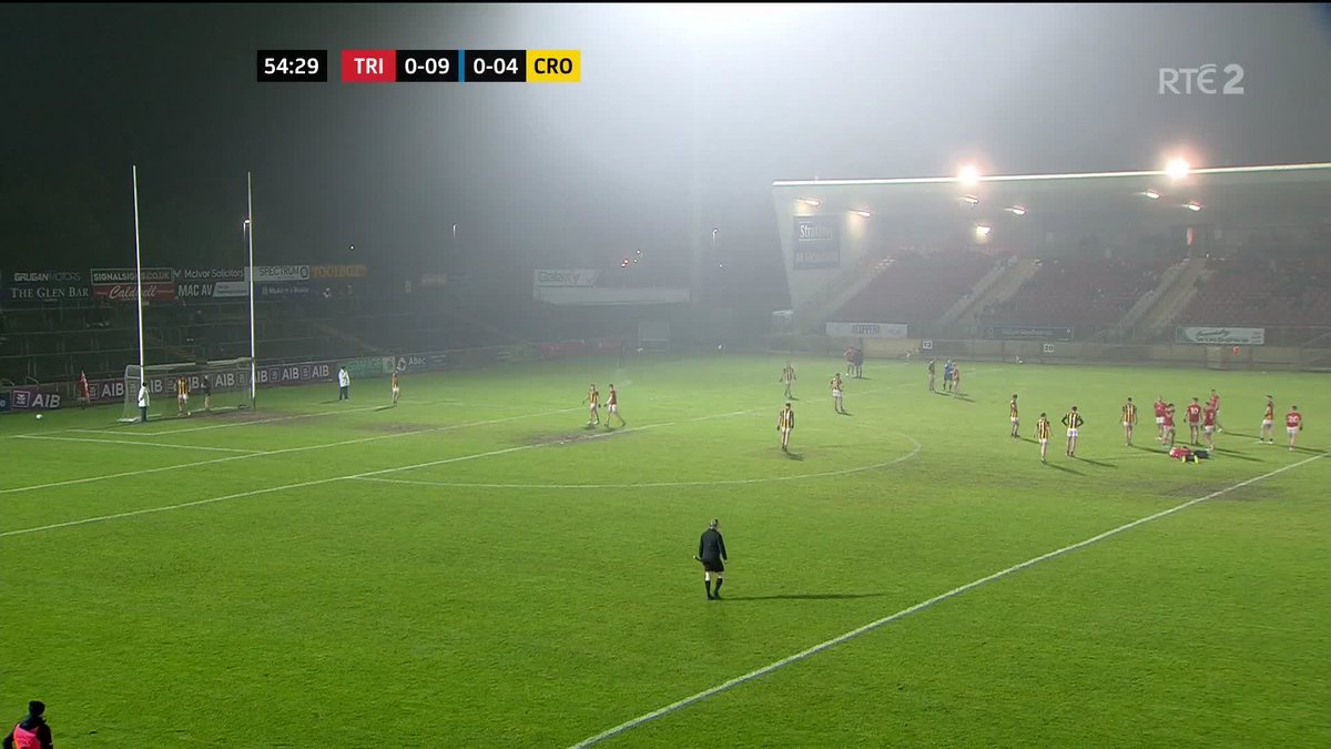 Jamie Clarke lets himself and his Crossmaglen Rangers team-mates down and picks up a deserved straight red.