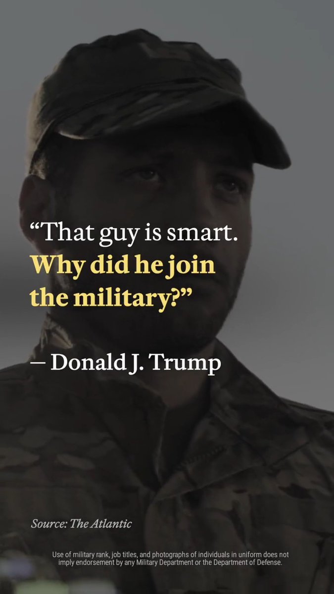 If you don’t respect our troops, you can’t lead them.