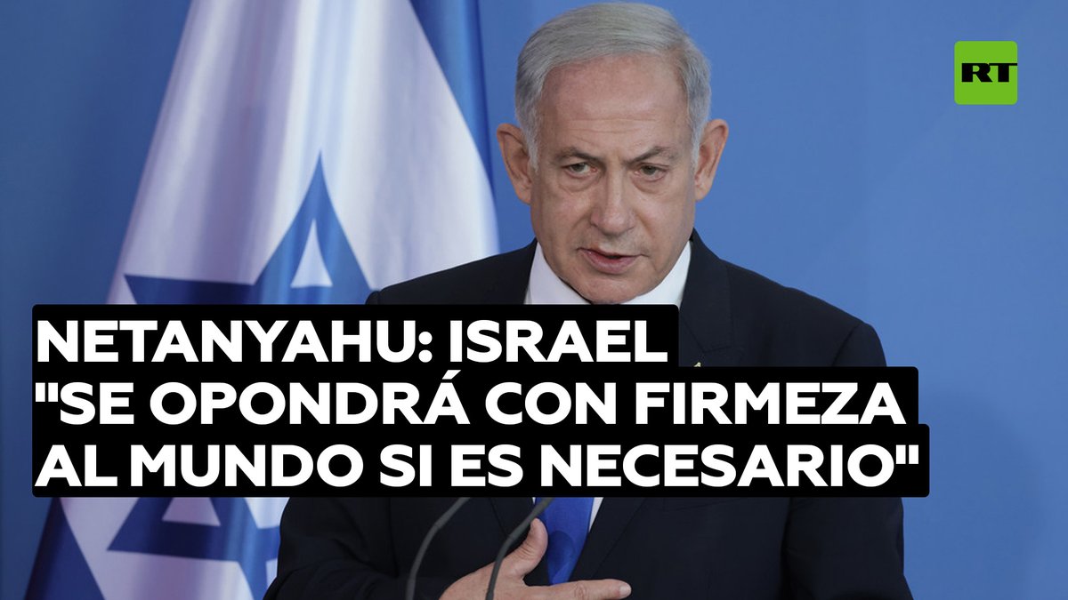 Netanyahu: Israel "se opondrá con firmeza al mundo si es necesario" Las Fuerzas de Defensa de Israel permanecerán en la Franja de Gaza "tanto tiempo como sea necesario", ha firmado el primer ministro israelí Benjamín Netanyahu