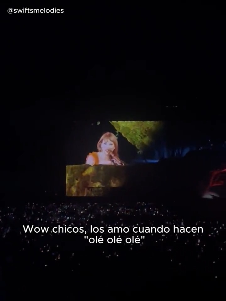 "OLE OLE OLE": Por el comentario de Taylor Swift durante su segunda presentación en Argentina