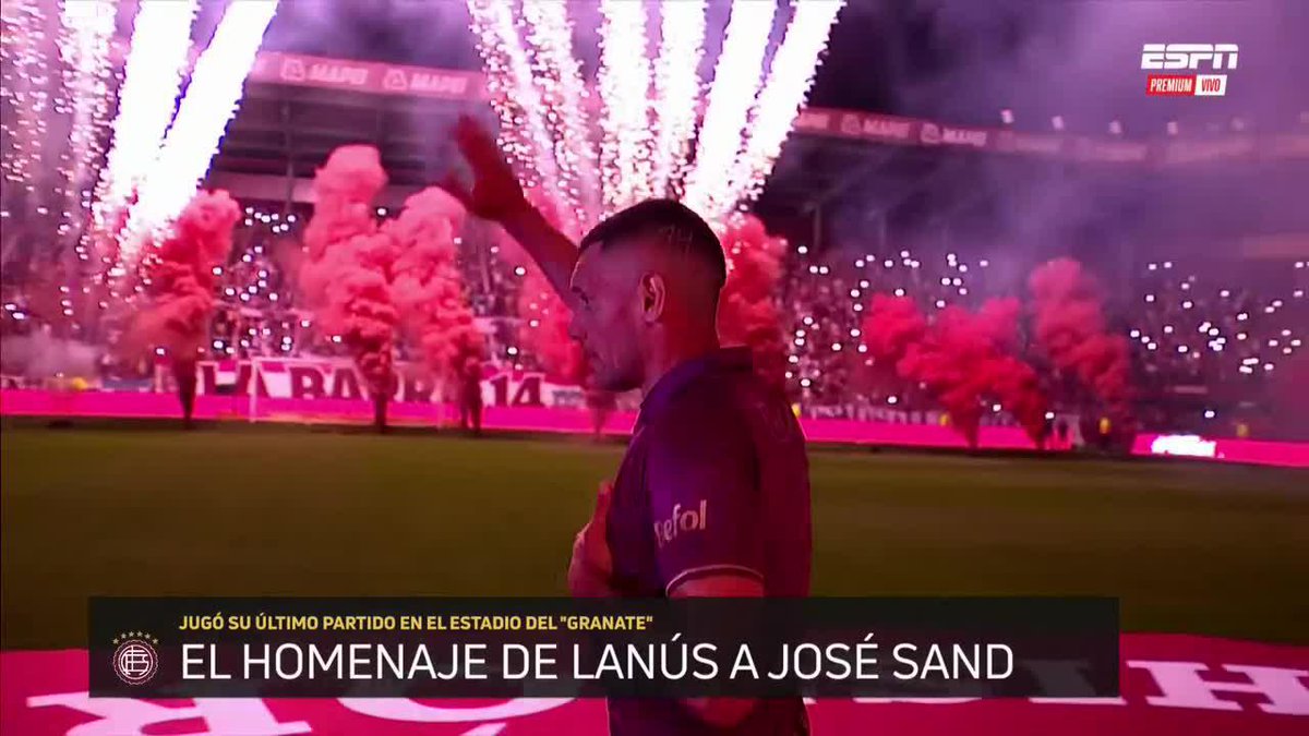 "Pepe Sand": Por su despedida de Lanús