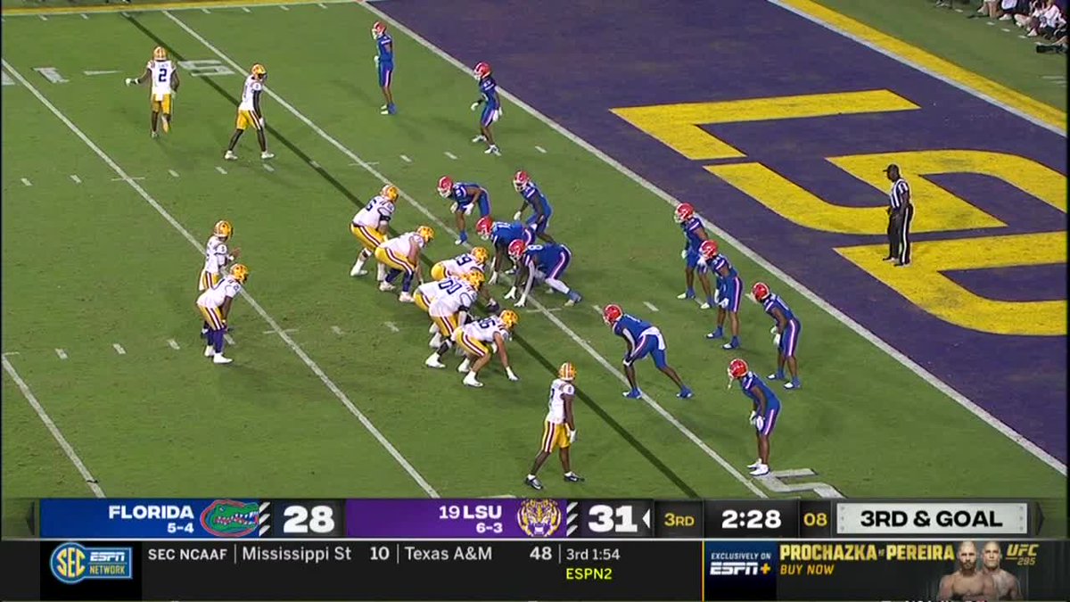5 finds 21 Jayden Daniels to Noah Cain TOUCHDOWN 📺 SEC Network