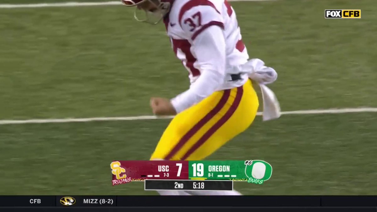 Nice punt from USC Football ✌️! 🦵 #ForTheBrand