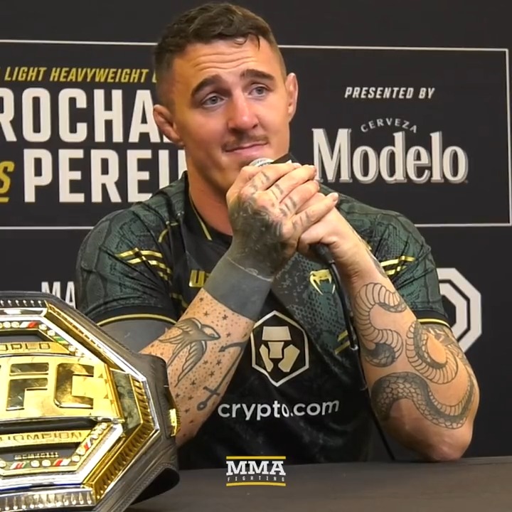 Tom Aspinall makes his plea to Jon Jones: "Give me my dream fight. Let me fight for my legacy now, please." #UFC295