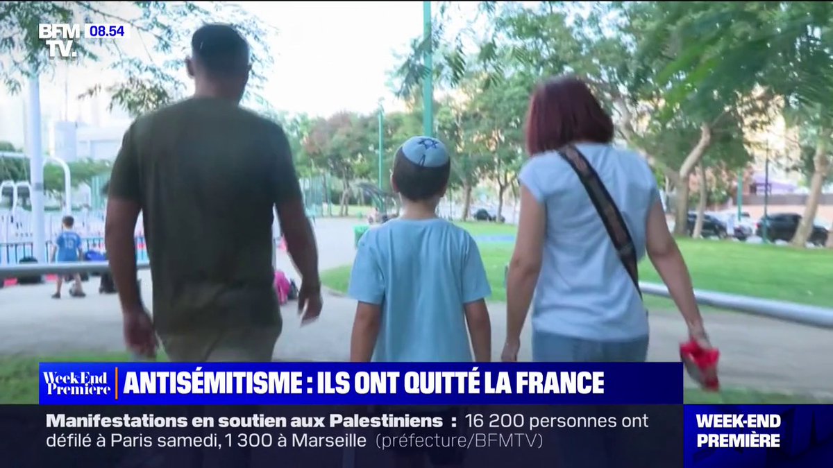 Cette famille juive a quitté la France pour Israël où elle se sent plus en sécurité 📺 Extrait de "Antisémitisme: la flambée de la haine", un document Ligne Rouge à découvrir en intégralité ce soir à 20h50 sur BFM