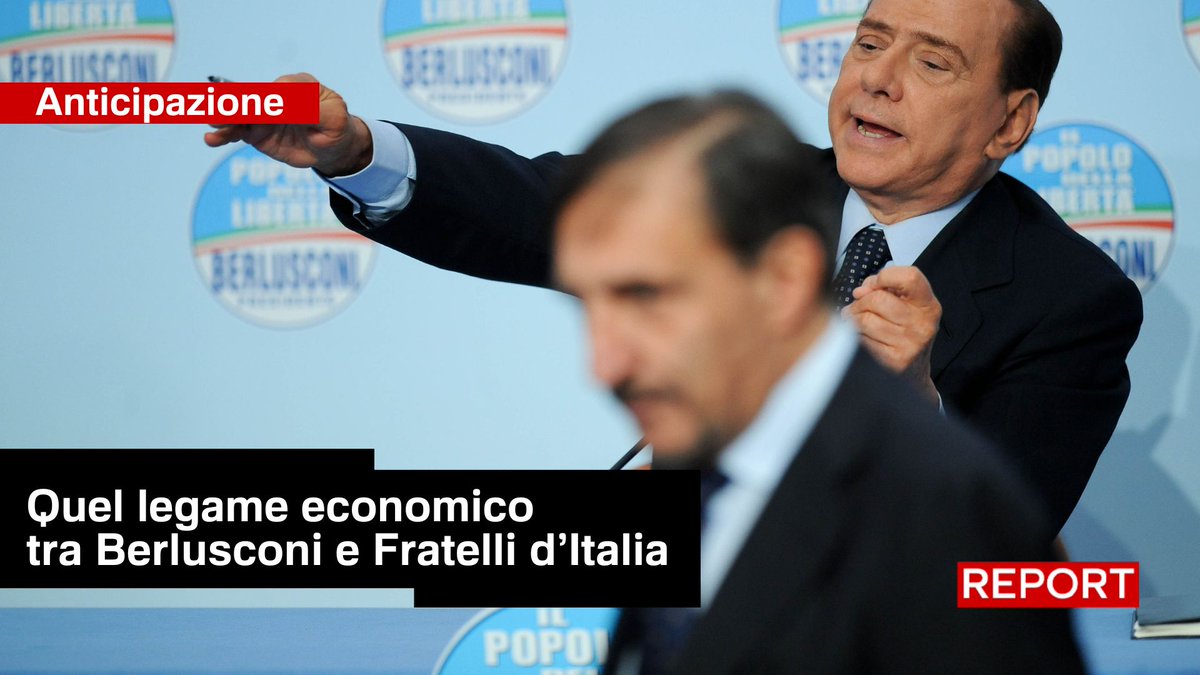 Nel 2012 nasce Fratelli d’Italia: il via lo danno La Russa, Meloni e Crosetto. Berlusconi contribuirà con un finanziamento di 750mila euro. Un anno dopo, il figlio di La Russa, Geronimo, entra nel cda di 3 società collegate al Milan. Ne parliamo alle 20.55 su #Rai3