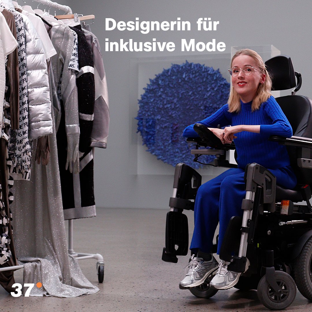 "Eine Frau im Rollstuhl will sich auch sexy kleiden", sagt Modedesignerin Ann-Sophie Schälicke – das gilt auch für sie selbst. Ihre Arbeit macht das möglich. Zu sehen bei #EinfachMensch: