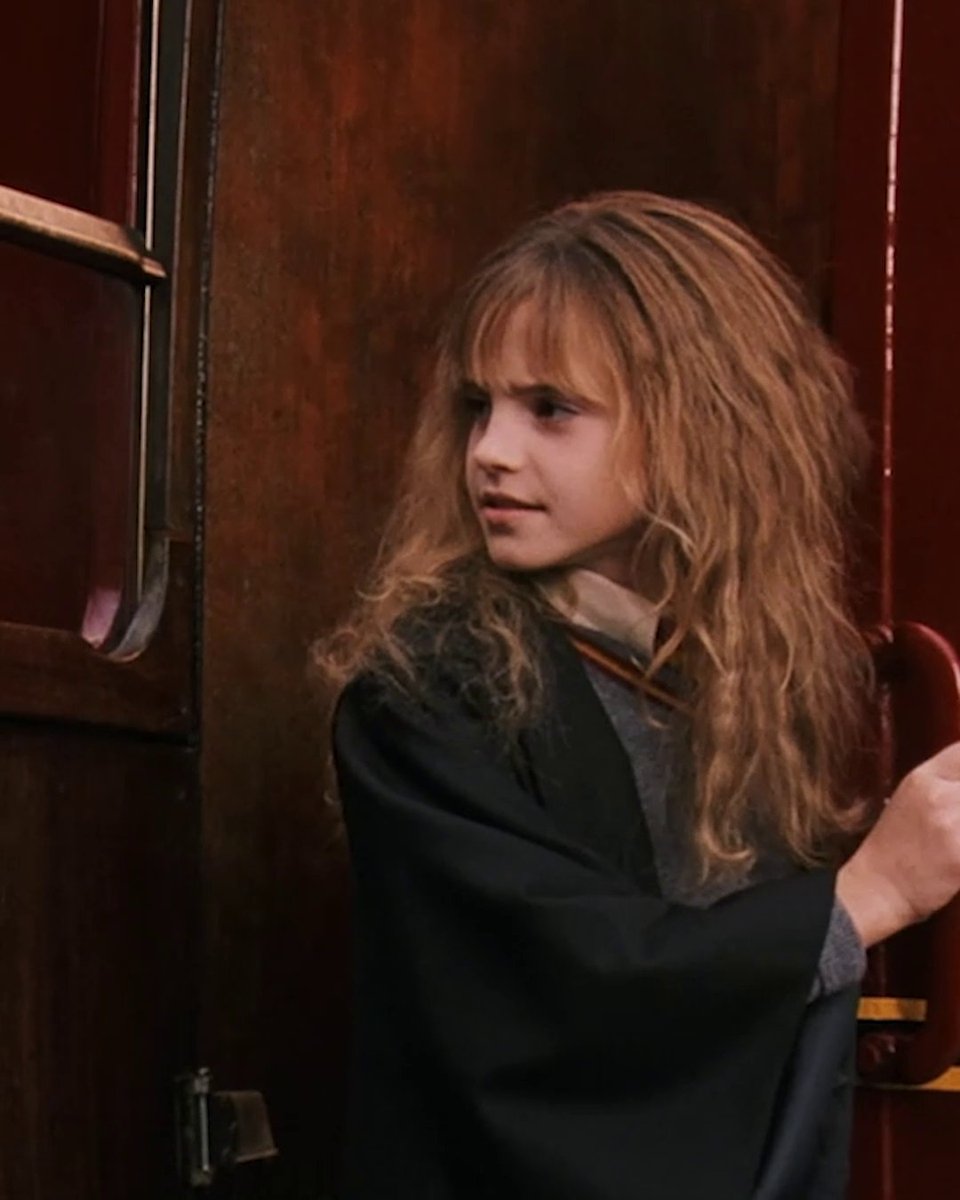 Buck teeth or not, Emma Watson couldn't have been more perfect for the role of Hermione ✨ #BehindTheScenes