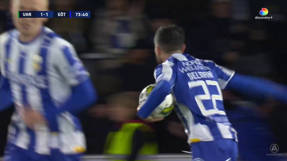 Lucas Kåhed kvitterar för IFK Göteborg, 1-1! 🔵⚪ Se Varbergs BoIS - IFK Göteborg på