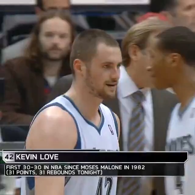 Kevin Love put up 31 PTS &amp; 31 REB 13 years ago today! Some of his best GMS: 51 PTS, 14 REB, 7 3PT 43 PTS, 17 REB (5/5 3PT) 42 PTS, 14 REB (8/9 3PT) 37 PTS, 16 REB, 10 AST 34 PTS (8/10 3PT) in 1Q 37 PTS, 23 REB 23 PTS, 24 REB