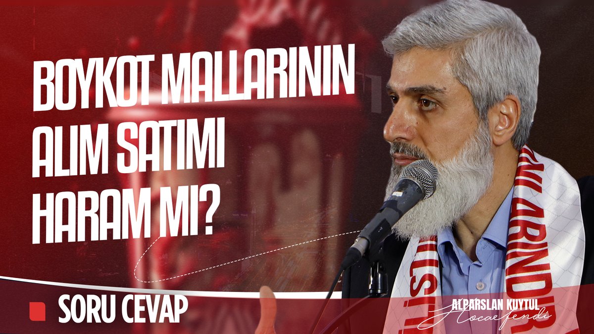 Boykot ürünlerinin alım satımı haram mıdır? #Boykot #GazaHolocaust #GenocideinGaza #فلسطين