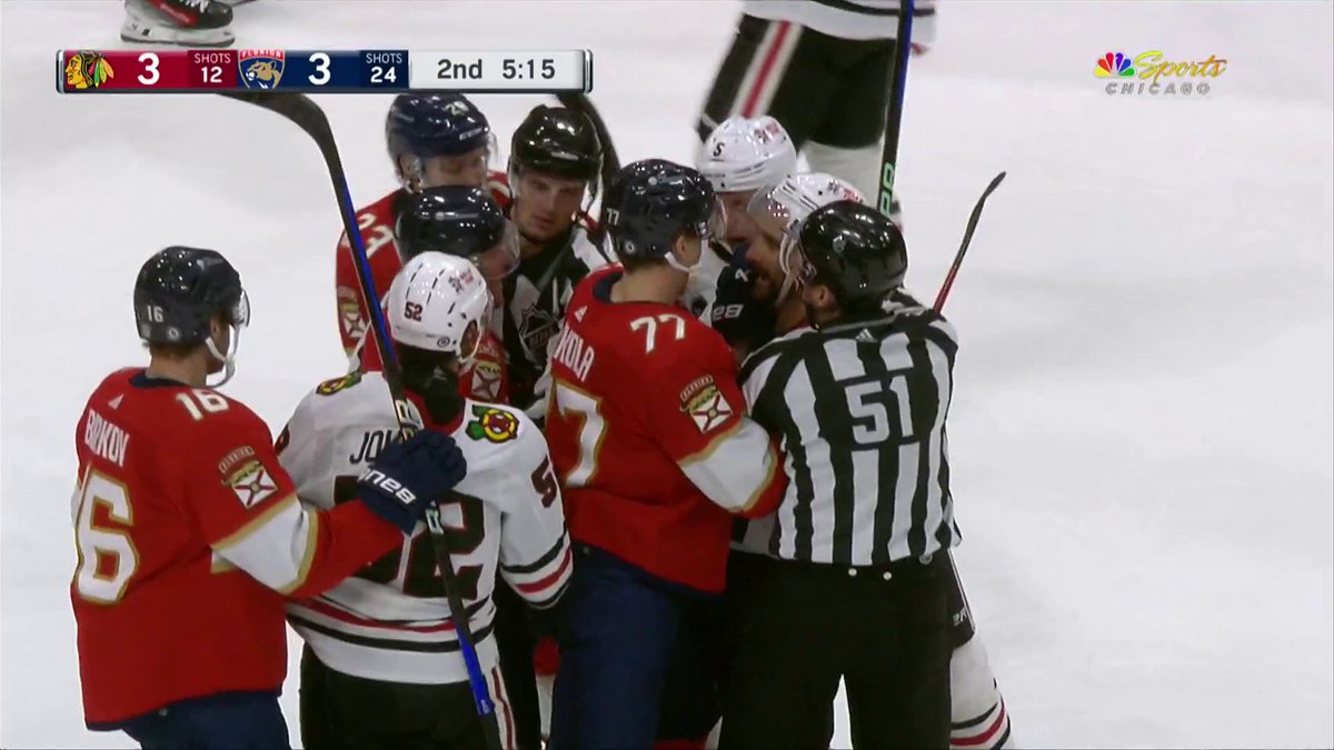 Nick Foligno did NOT like that hit on Connor Bedard