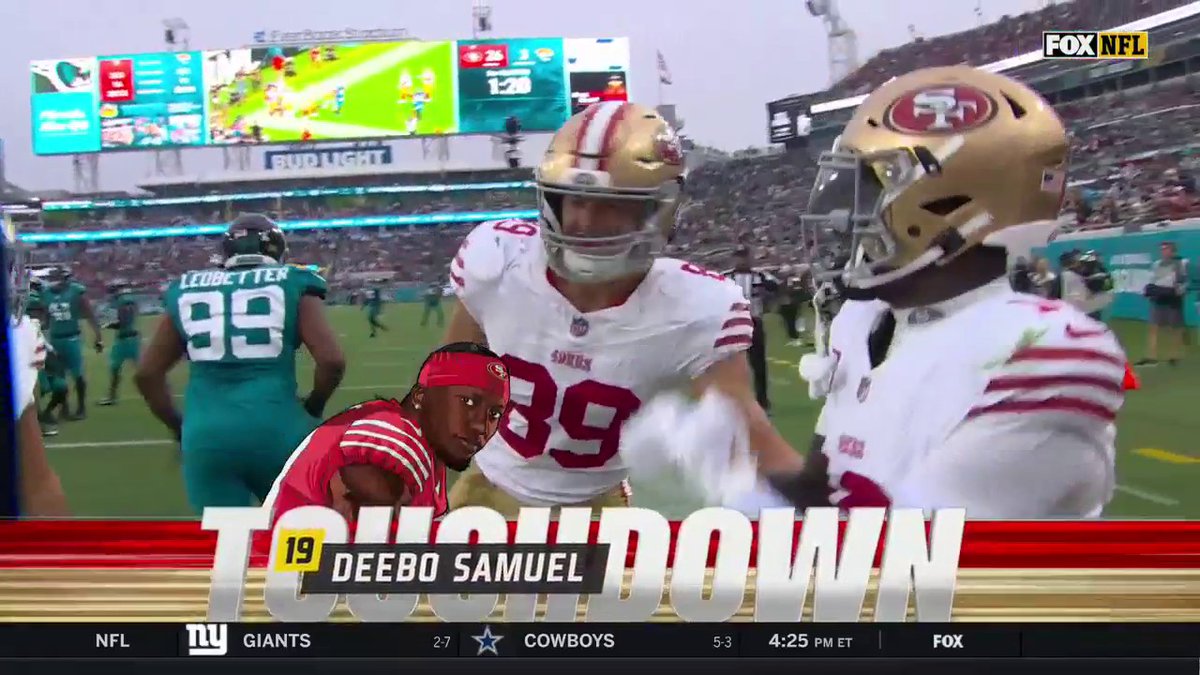 Get the ball in Deebo's hands and let him do the rest 🤷 Deebo 📺: FOX