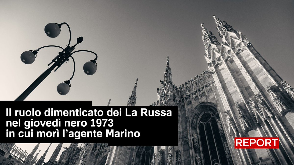 Murelli è stato uno dei protagonisti del giovedì nero di Milano del '73 in cui morì l'agente Marino. Oggi racconta a #Report come la famiglia La Russa abbia gestito parte del risarcimento alla famiglia del poliziotto ucciso. Segui #Report ora su #Rai3👇