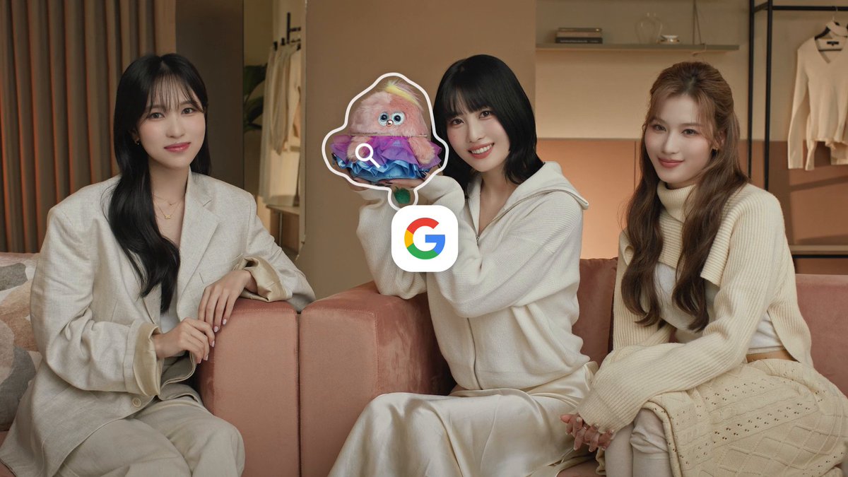 MISAMO さんが Google レンズを使っている CM です。 非常にかわいいです。