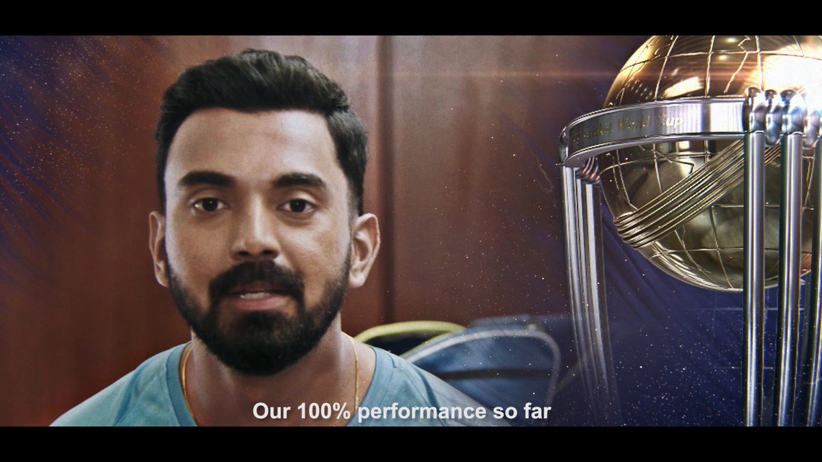 A rampaging K L Rahul has given his 200% and broken the record for the fastest CWC 💯 by an Indian 🙌 He urges fans to cheer louder as #TeamIndia battle for the #GreatestGlory 🏆 Tune-in to the 1st Semi-Final #INDvNZ WED, 12.00 PM | Star Sports Network #CWC23 #WorldCupOnSta