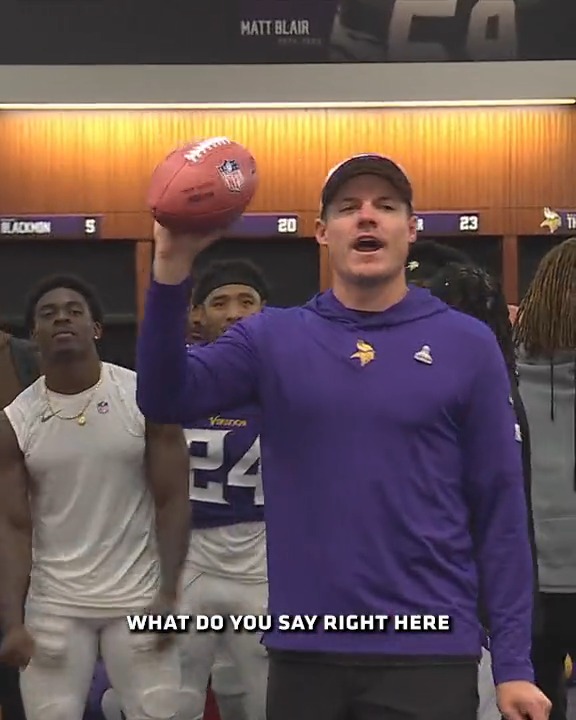 Continuing to be at our best when the best is required. #Skol 🎥: FOX Sports: NFL