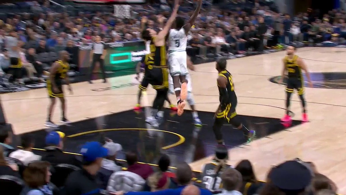 ANT PUT HIM ON A POSTER 🤯 #RaisedByWolves | #NBA