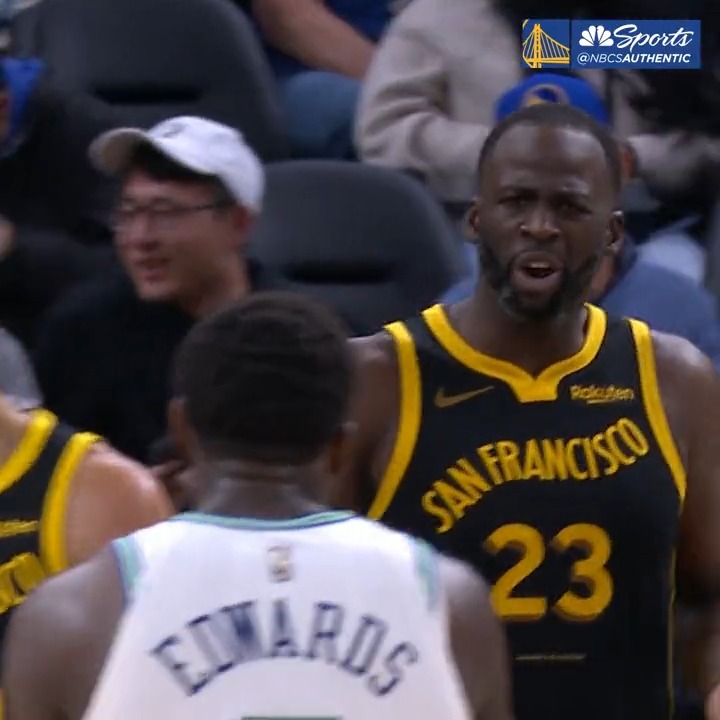 Draymond Green had some words for Anthony Edwards 👀