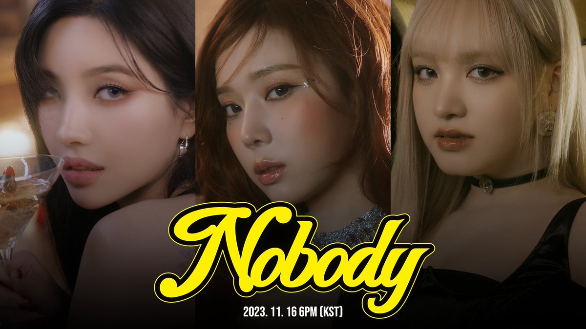 [Teaser] SOYEON of (G)I-DLE X WINTER of aespa X #LIZ of #IVE 'NOBODY' Release 2023. 11. 16 6PM (KST) #아이브 #리즈 #NOBODY