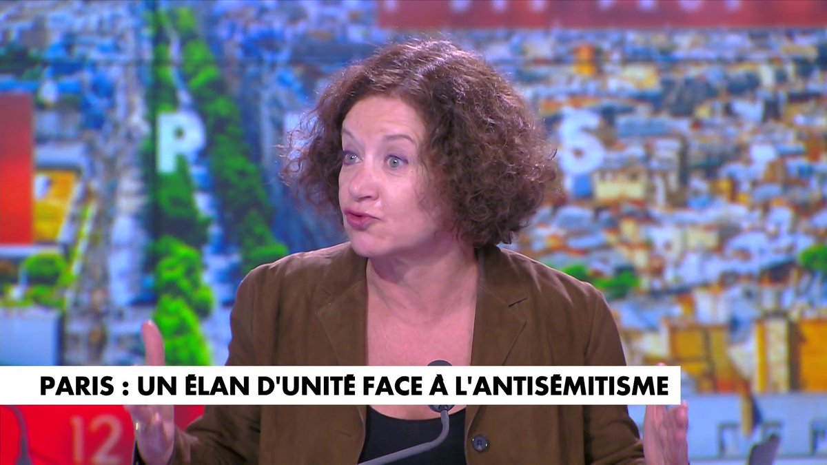 🇫🇷📺 FLASH | "L'antisémitisme qui pose un problème de vie aux juifs vient en général de musulmans", a déclaré Elisabeth Lévy en direct sur #CNEWS.