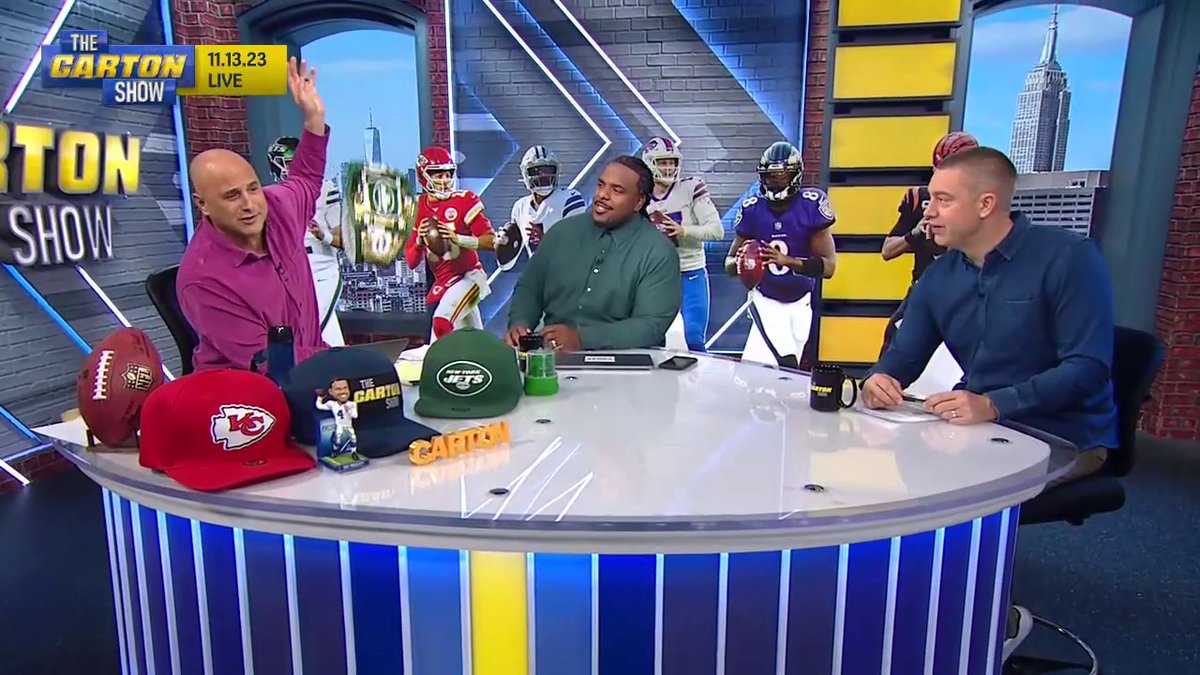 "I've got no football team left, I'm a man without a country really. When's it gonna end?!" — Craig Carton reacts to his Jets losing to the Raiders in SNF