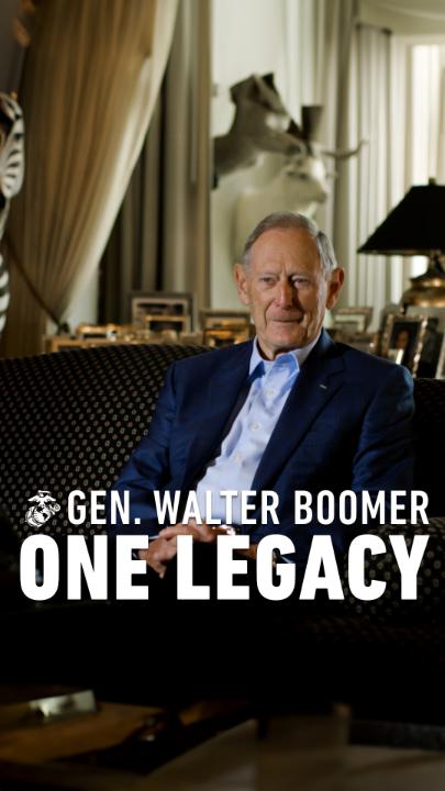 Walter E. Boomer – the 24th Assistant Commandant of the Marine Corps – served for 34 years in the Marine Corps, deployed overseas during the Vietnam War and the Gulf War, and is a recipient of the Distinguished Service Medal, two Silver Stars, and two Bronze Stars.