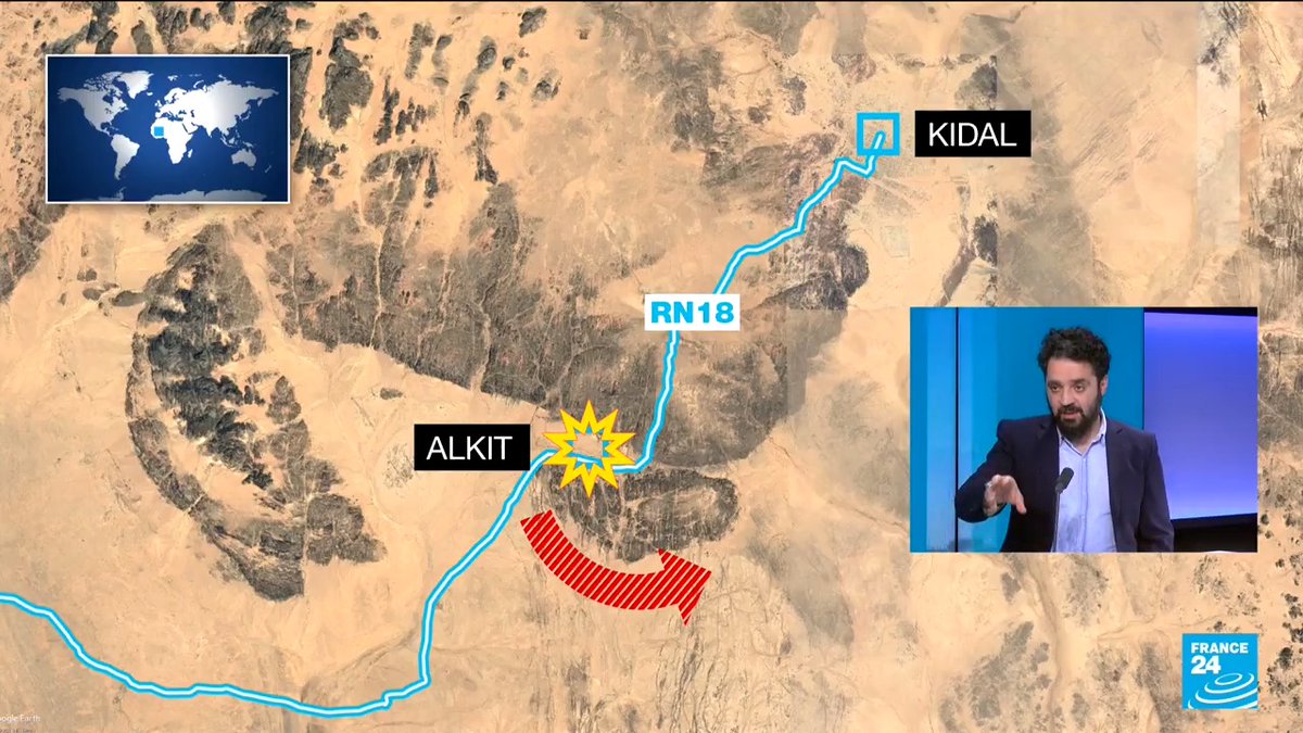 Au #Mali 🇲🇱, la bataille pour #Kidal se poursuit. La reconquête de cette grande ville au nord-est du pays est une priorité pour #Bamako. Explications et point sur la situation par Wassim Nasr