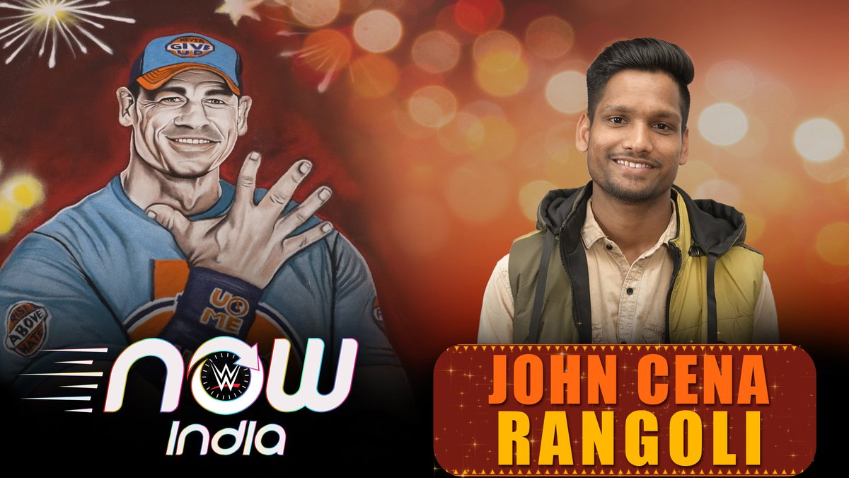 Join the #WWEKiDiwali celebration and witness 3D Rangoli Artist Lalit Nagar taking #rangoli to the next level, with a mesmerizing tribute to John Cena in this special episode of #WWENowIndia. #Diwali #SonySportsNetwork
