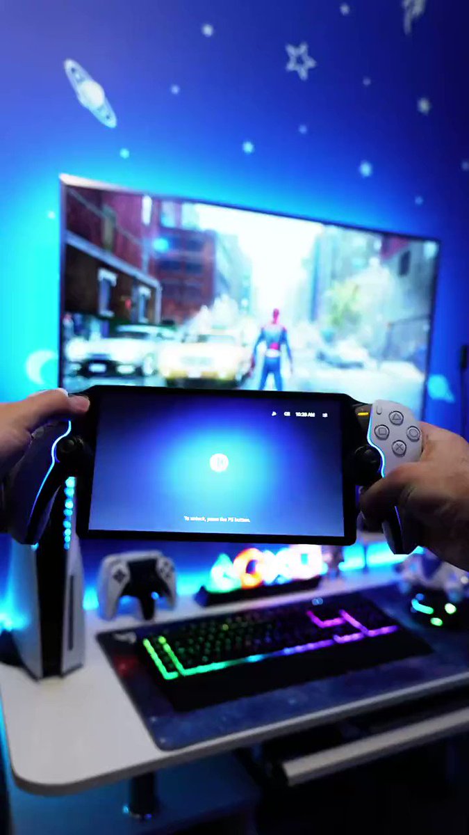 Voici le Playstation Portal en action ! Crédit vidéo :Octorious