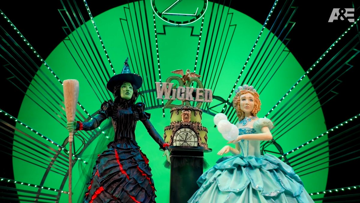Thank you to Joe jef for celebrating #WICKED20 by baking a special #WICKED-themed cake! See it during the series premiere of his brand new show, Buddy Valastro’s #CakeDynasty, on A&E’s Home.Made.Nation