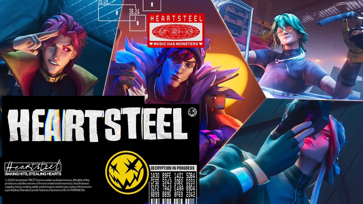 These boys are ready to set a new tone! 🎶 HEARTSTEEL Ezreal 🎶 HEARTSTEEL Kayn 🎶 HEARTSTEEL Sett 🎶 HEARTSTEEL Yone
