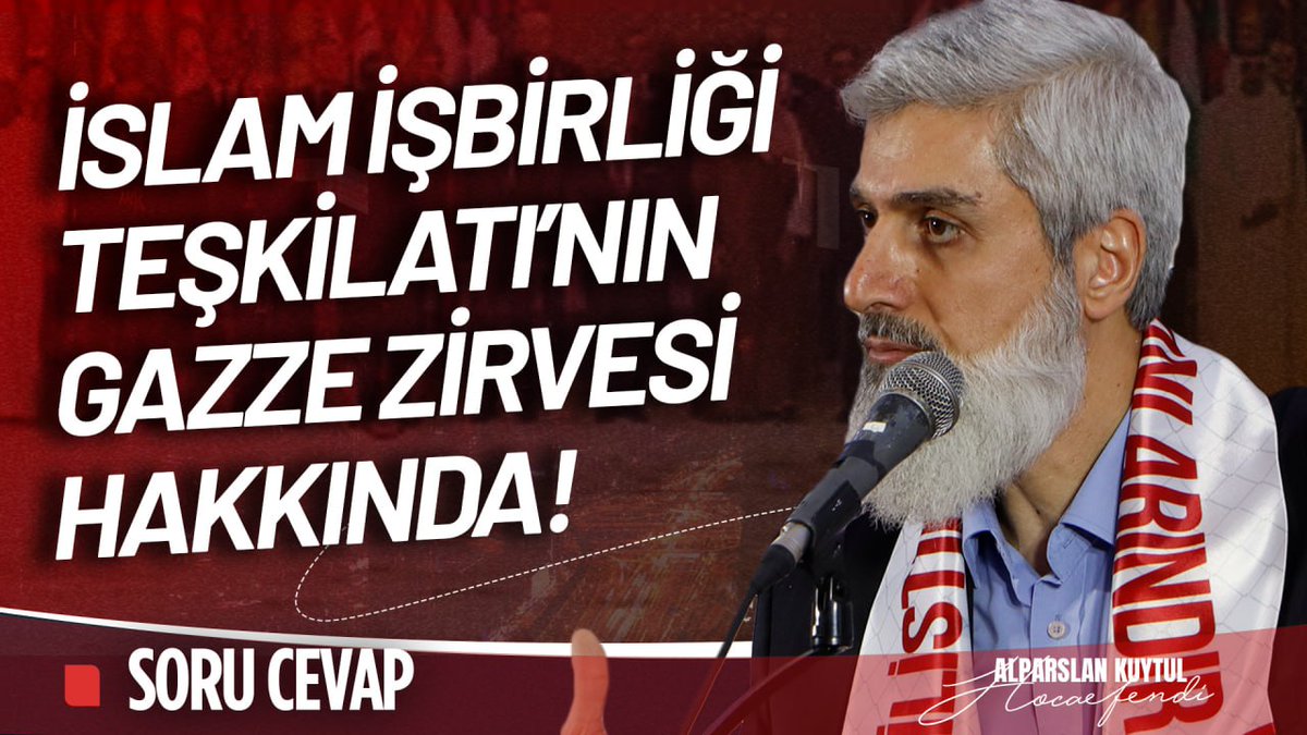 İslam İşbirliği Teşkilatı, Kafirlerle İşbirliği Teşkilatı'na dönüşmüştür. İslam işbirliği değil ihanet iş birliği olmuştur. Ne karar alırlarsa alsınlar, bu Filistin'deki İslami bir direnişin varlığını değiştirmeyecektir. #FreePalestineFromIsrael #IsraelTerrorism #Gaza #غزة_تنزف