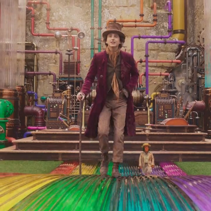 Off to a world of pure imagination, we go. ✨🫧 #WonkaMovie - Only in theaters December 15.
