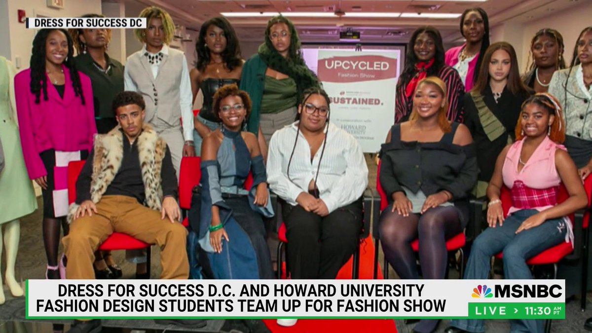Some talented Howard University students teamed up with Dress for Success DC and created sustainable fashion for a good cause. Symone D. Sanders Townsend shares the feel-good story.