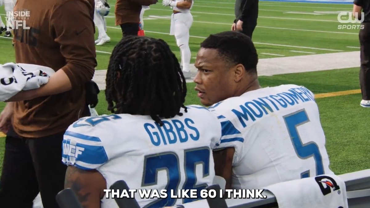 “I can’t let you have it all.” 😂 Montgomery and Gibbs are the perfect match! #OnePride