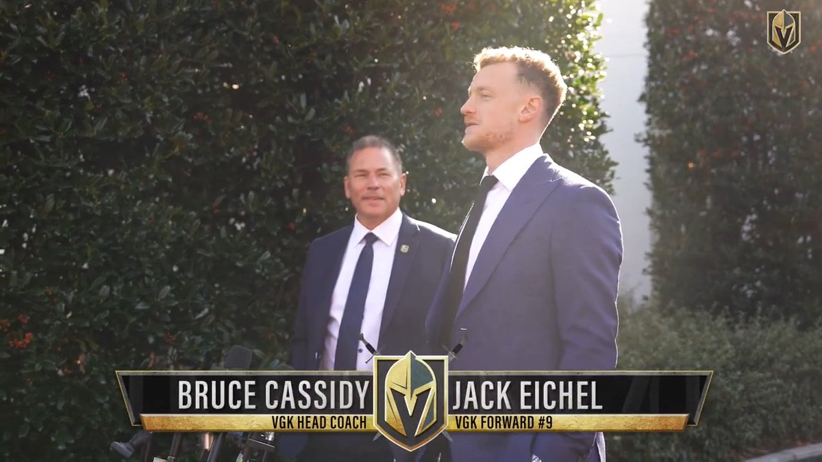 🎥 Cassidy & Eichel 🎥 Cassidy: I actually got emotional because I thought Mark Stone spoke so well.