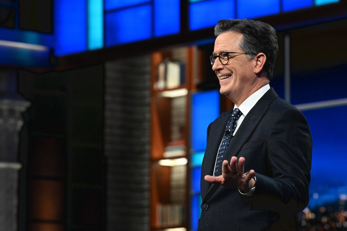 Taylor Swift isn't the first pop icon to change her lyrics to honor an NFL boyfriend. 🏈 #Colbert