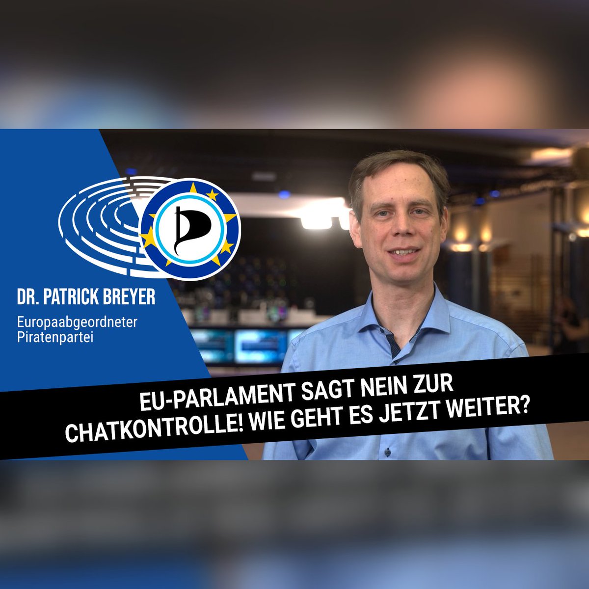 🇩🇪 Kurz gesagt: Das EU-Parlament hat heute Nein zur #Chatkontrolle gesagt! Aber wie geht es jetzt weiter? #PiratenWirken