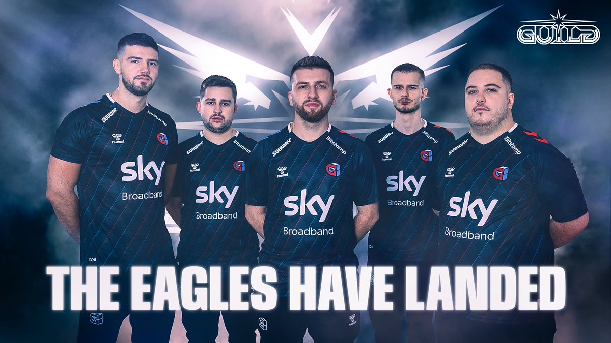 The BAD NEWS EAGLES have landed at the Sky Guild Gaming Centre 🦅 Please welcome Guild Eagles, our new CS2 team! gxx- ✅ @rigoncs ✅ @sener1csgo ✅ sinnopsyy 🦅 ✅ juanflatroo ✅ coach @devilwalkcsgod ✅ and @banksesports ✅ #CS2 #csgo #counterstrike2