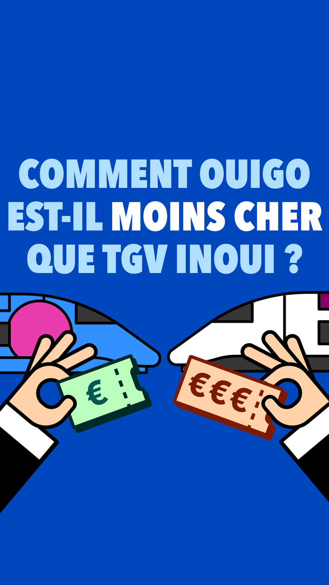 Pourquoi y-a–t-il autant de différence de prix entre un voyage en TGV OUIGO et en TGV INOUI ? #QuestionSNCFVoyageurs