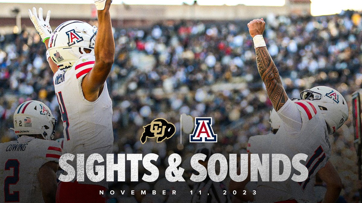 Relive the Sights &amp; Sounds of Arizona’s victory over Colorado. #ItsPersonal | #DesertFury